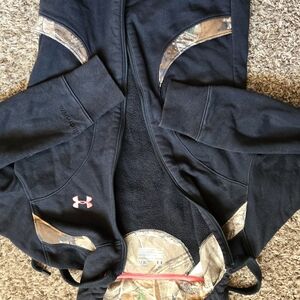 Under Armour Black and Tan Camo Jacket